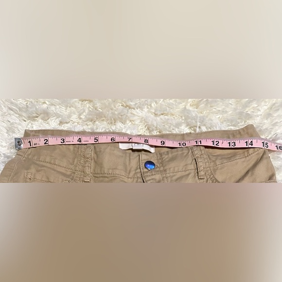 Loft Women’s Size 4 100% Cotton Tan Cargo Pants EUC - Picture 2 of 9